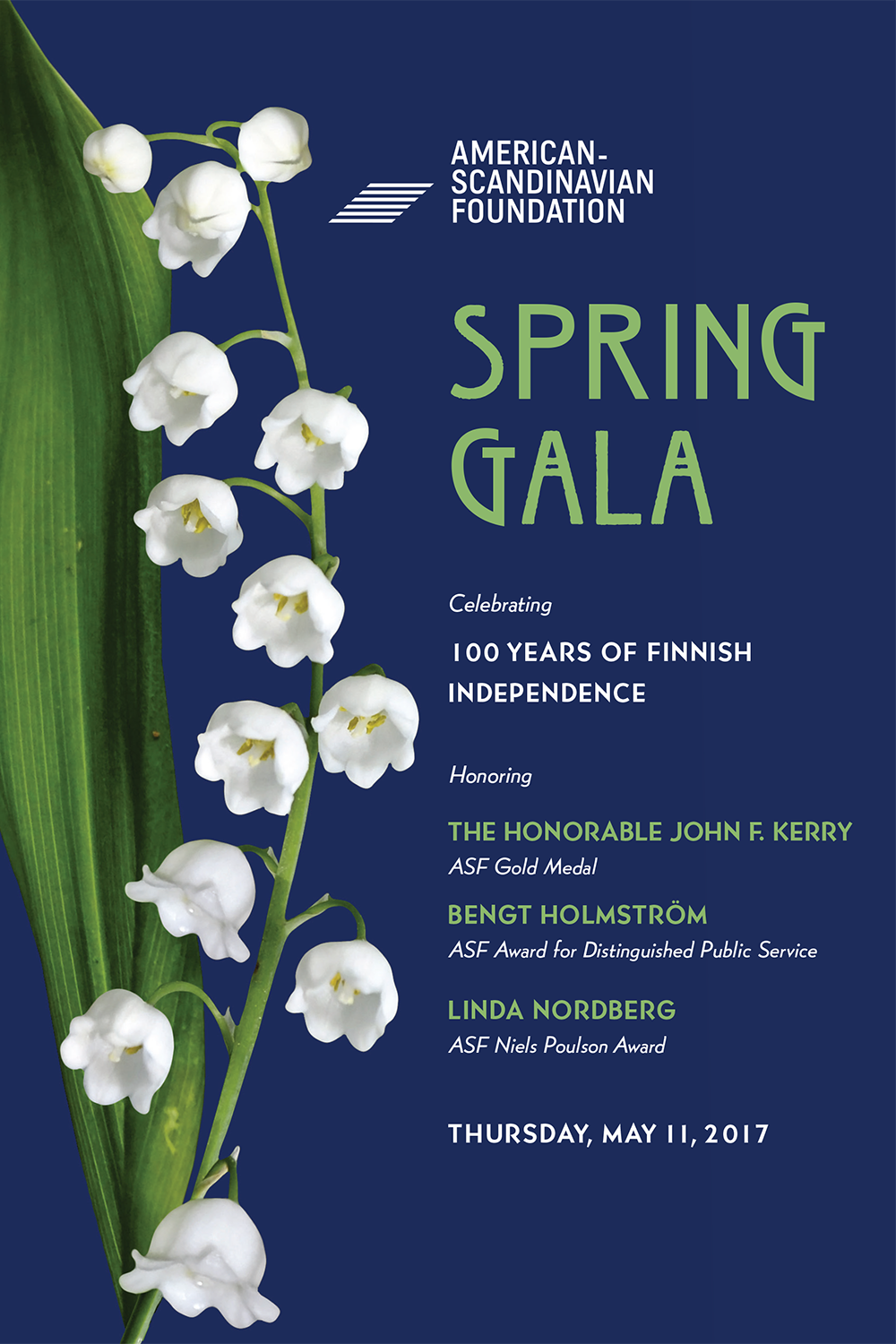 CLIENT:American-Scandanavian Foundation

DATE:May 2017

PROJECT:Invitation for Spring gala