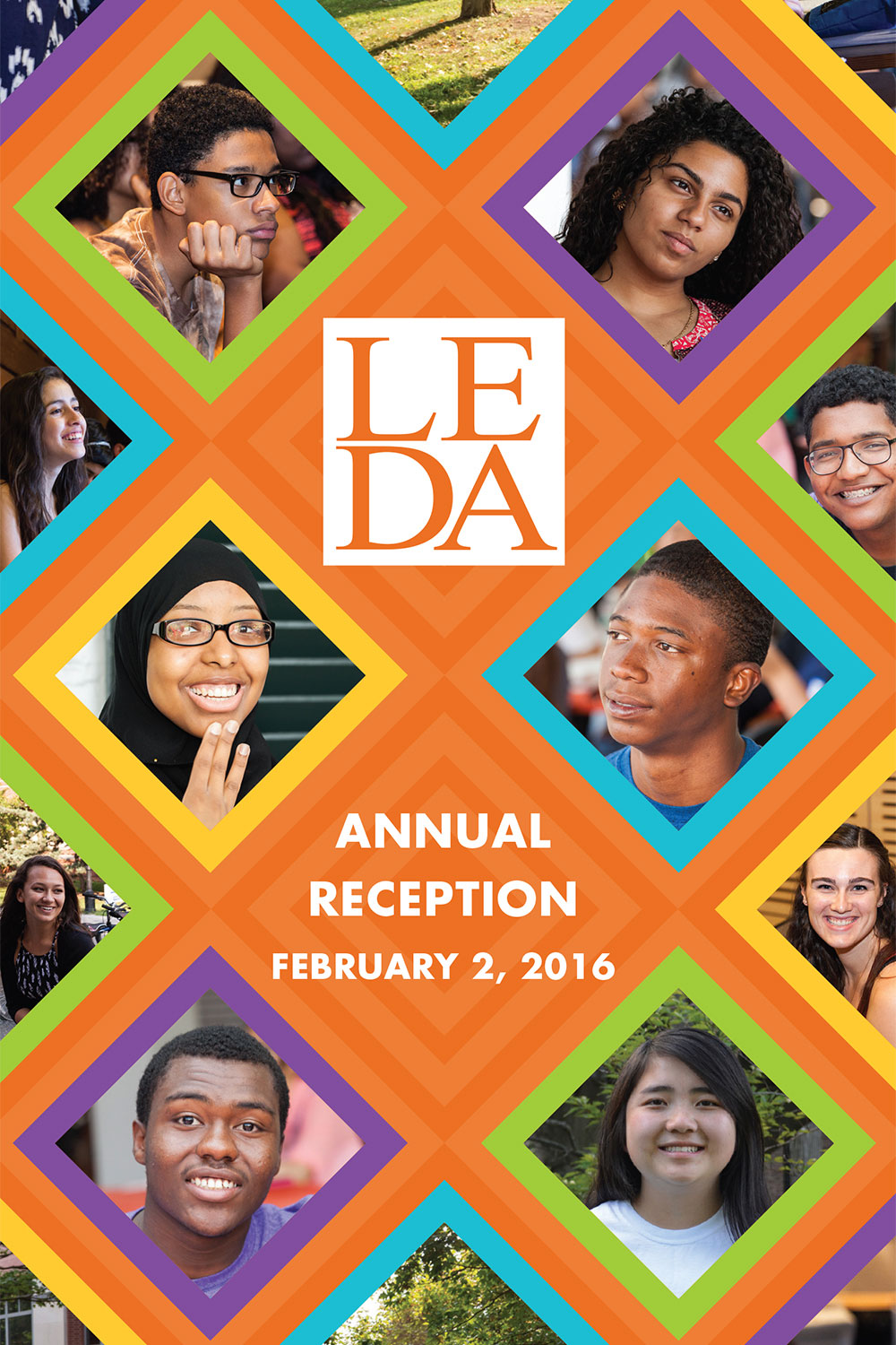 CLIENT:LEDA

DATE:February 2016

PROJECT:Program cover for annual reception