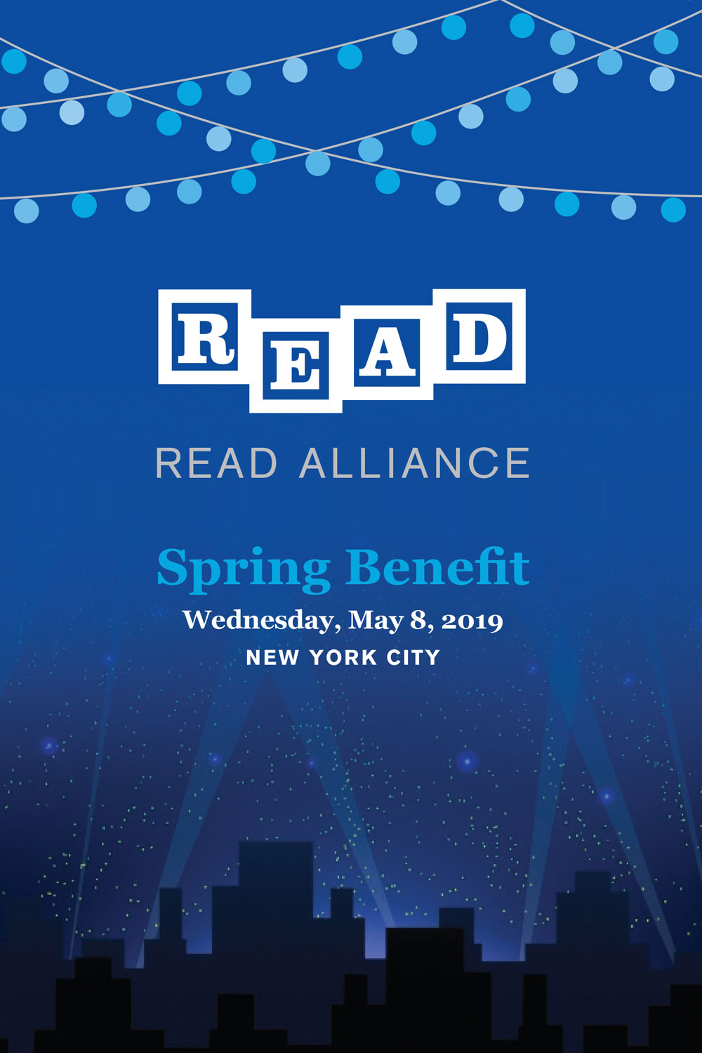 CLIENT:Read Alliance

DATE:May 2019

PROJECT:Invitation for Spring benefit
