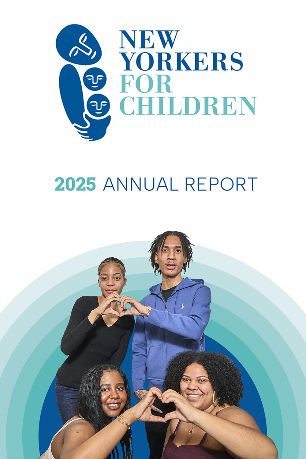 CLIENT: New Yorkers For Children DATE: 2025 PROJECT: Annual Report cover